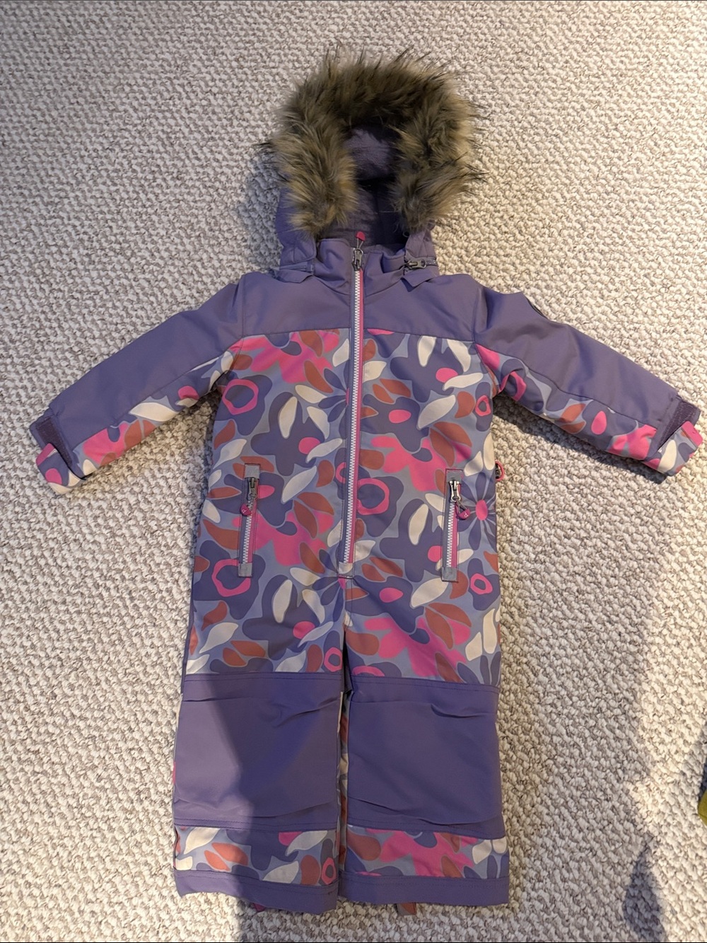 Deux par Deux Discover one piece snowsuit - 2T - like new!